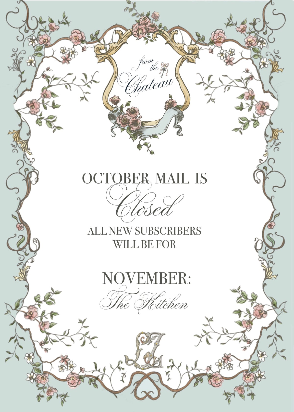 From the Château - Mail Club